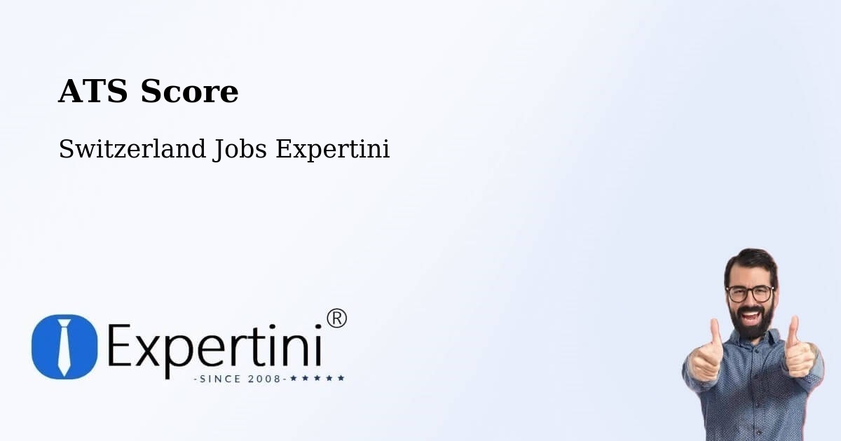 Resume ATS Score & Job Description Match Tool – Paudex - Switzerland Jobs Expertini